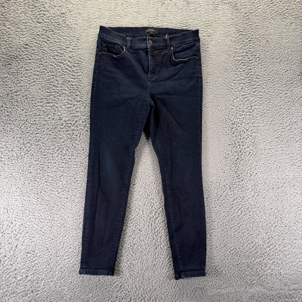 Ann Taylor Jeans Womens 8P Blue Cotton Denim Skinny Dark Wash Streetwear Stretch